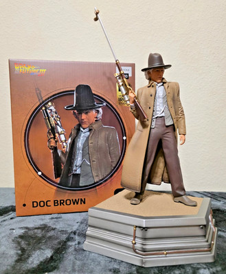 Iron Studios Doc Brown Back to the Future III Western 1/10 Scale Statue 1885