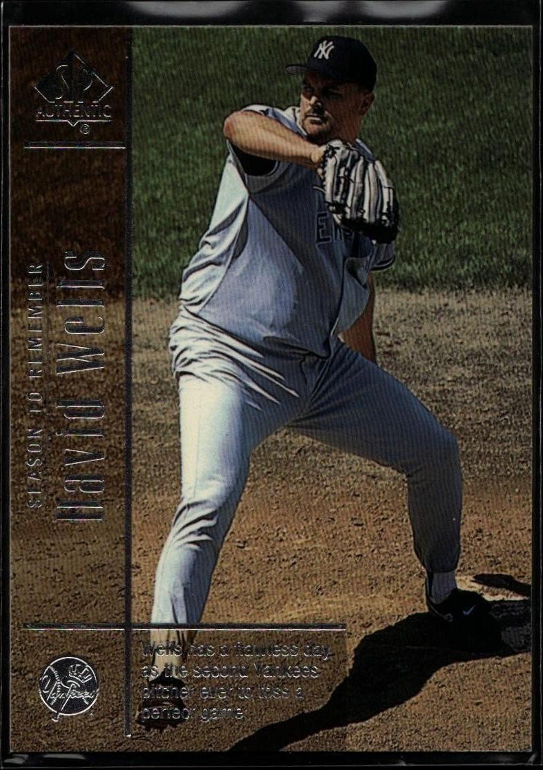 1999 SP Authentic #133 David Wells #/2700