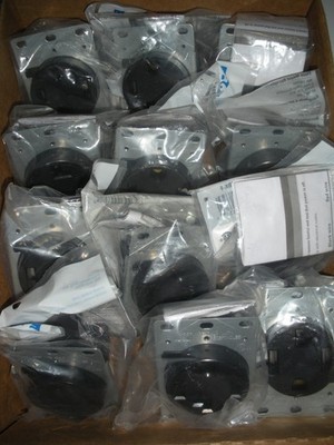 30A 125/250 receptacle 14-30R dryer flush mount 4W lot of 12pcs Eaton AH1257BK-F