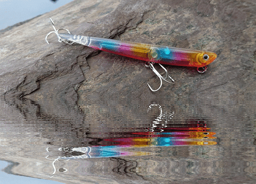 Bass Lure Manic Bay Slim 75-155mm 8-31.5g Long cast Shallow Swim surface Lure - Picture 10 of 206