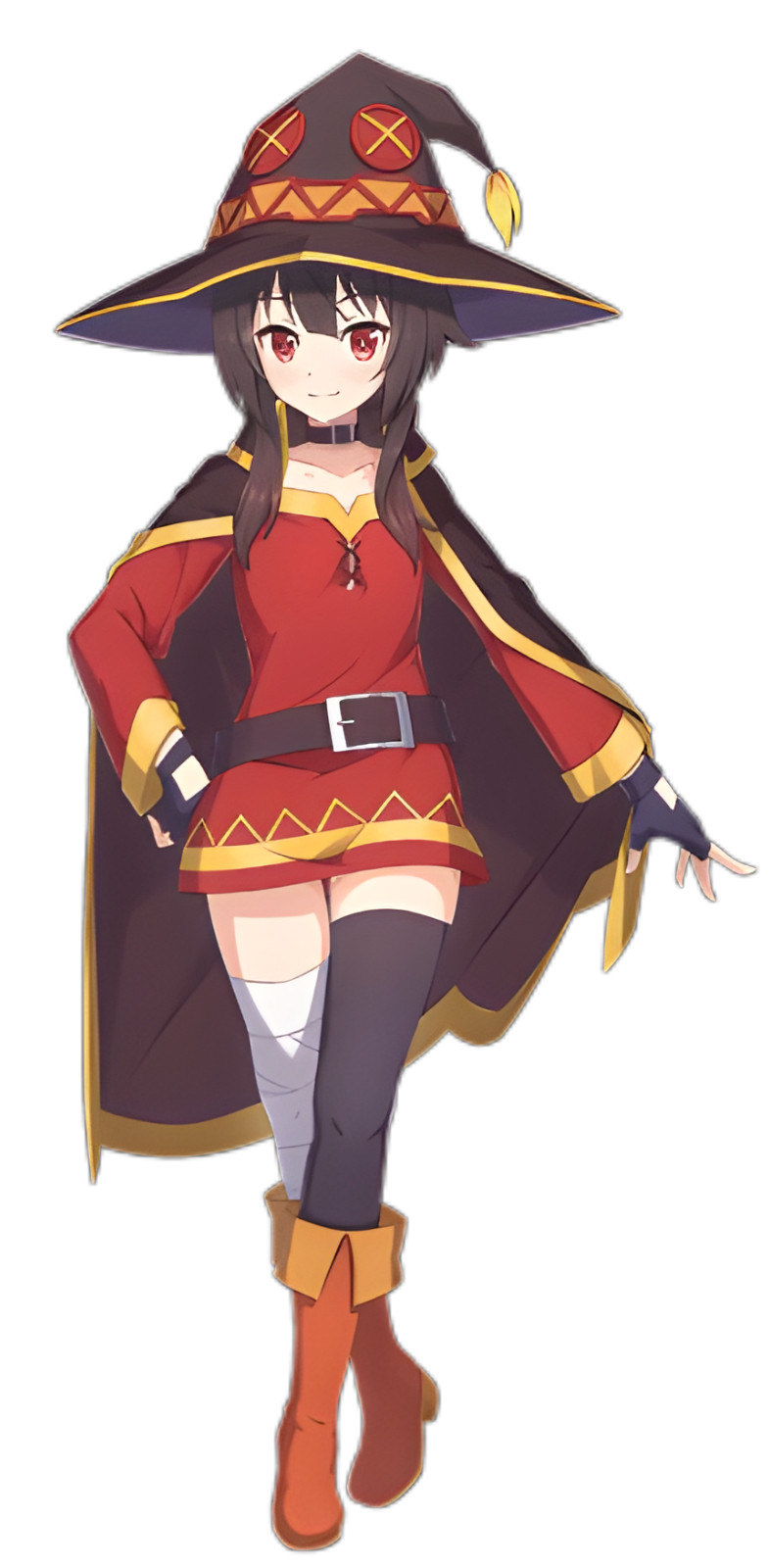 Calcomanía adhesiva de anime resistente a la intemperie Magumin KonoSuba Fantastic Days 6" para automóvil