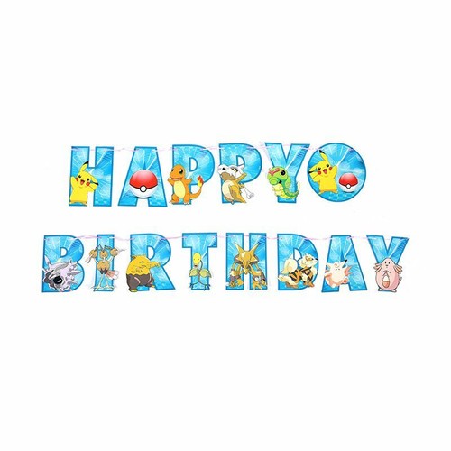 Pokemon Party Supplies Party Value set for 10 Guests Party decoration - Picture 4 of 12
