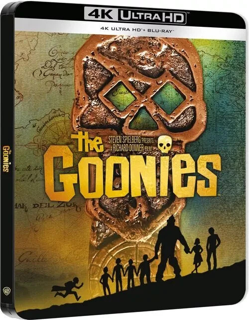 I Goonies Steelbook 4K Ultra Hd + Blu-Ray disc BLU RAY NUOVO
