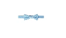 Appaman Kids Bow Tie Teal Gingham One Size 8543