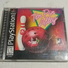 Ten Pin Alley-Sony PlayStation1(PS1)-1996-Black Label-Complete-ASC Games-Rated E