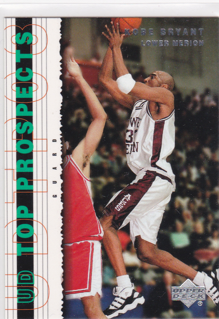 KOBE BRYANT PROSPECTS Basketball Card LAKERS Lower Merion High KOBE BRYANT PROSPECTS Basketball Card LAKERS Lower Merion High