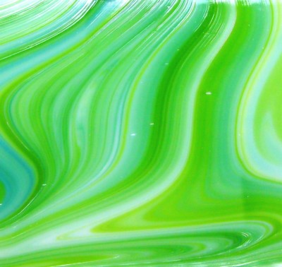 110 Mosaic Tiles 1/2'' CARIBBEAN AQUA BLUE LIME SWIRL OPAL ART DECO Stained Glass