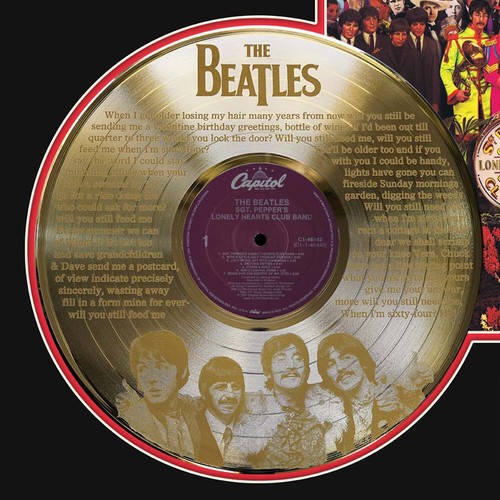 Beatles - When I'm 64 laser etched limited edition framed record display  - Afbeelding 2 van 5