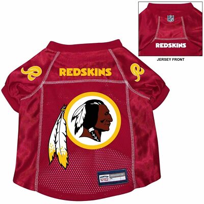 WASHINGTON REDSKINS DOG CAT PREMIUM JERSEY ALTERNATE w/ NAME TAG EXTRA SMALL XS