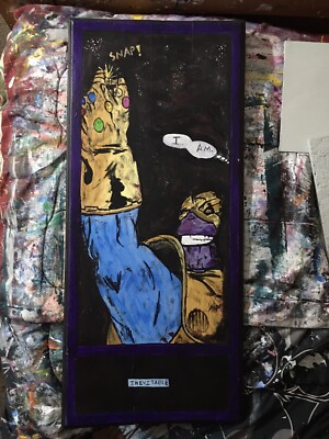 Marvel Thanos The Infinity Guantlet The Snap Painting