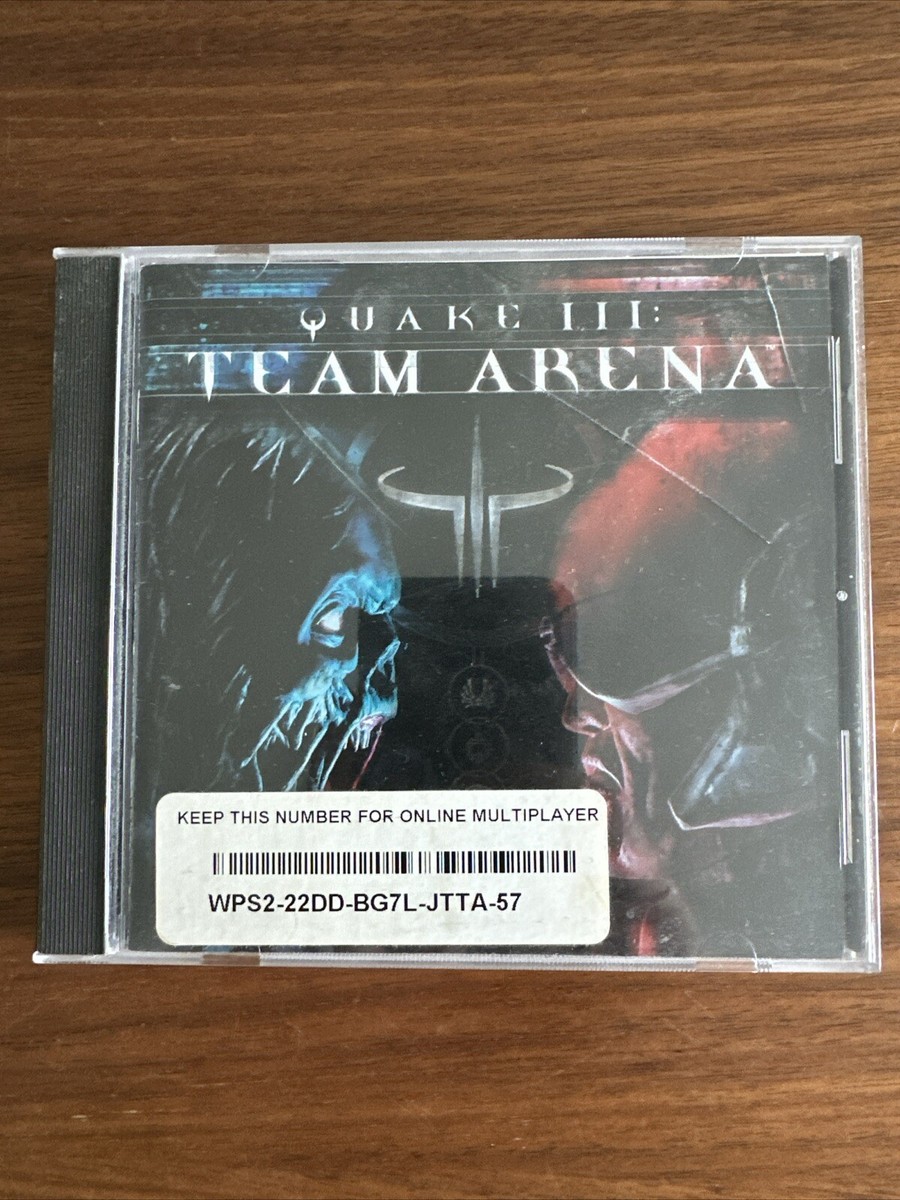 Quake 3 Team Arena PC CD-ROM COMPLETE With CD Key Code | eBay UK