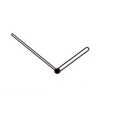 Zeiger Uhrzeiger universal Junghans 838 817 Quarzwerk UTS Funkuhrwerk 95/62 mm