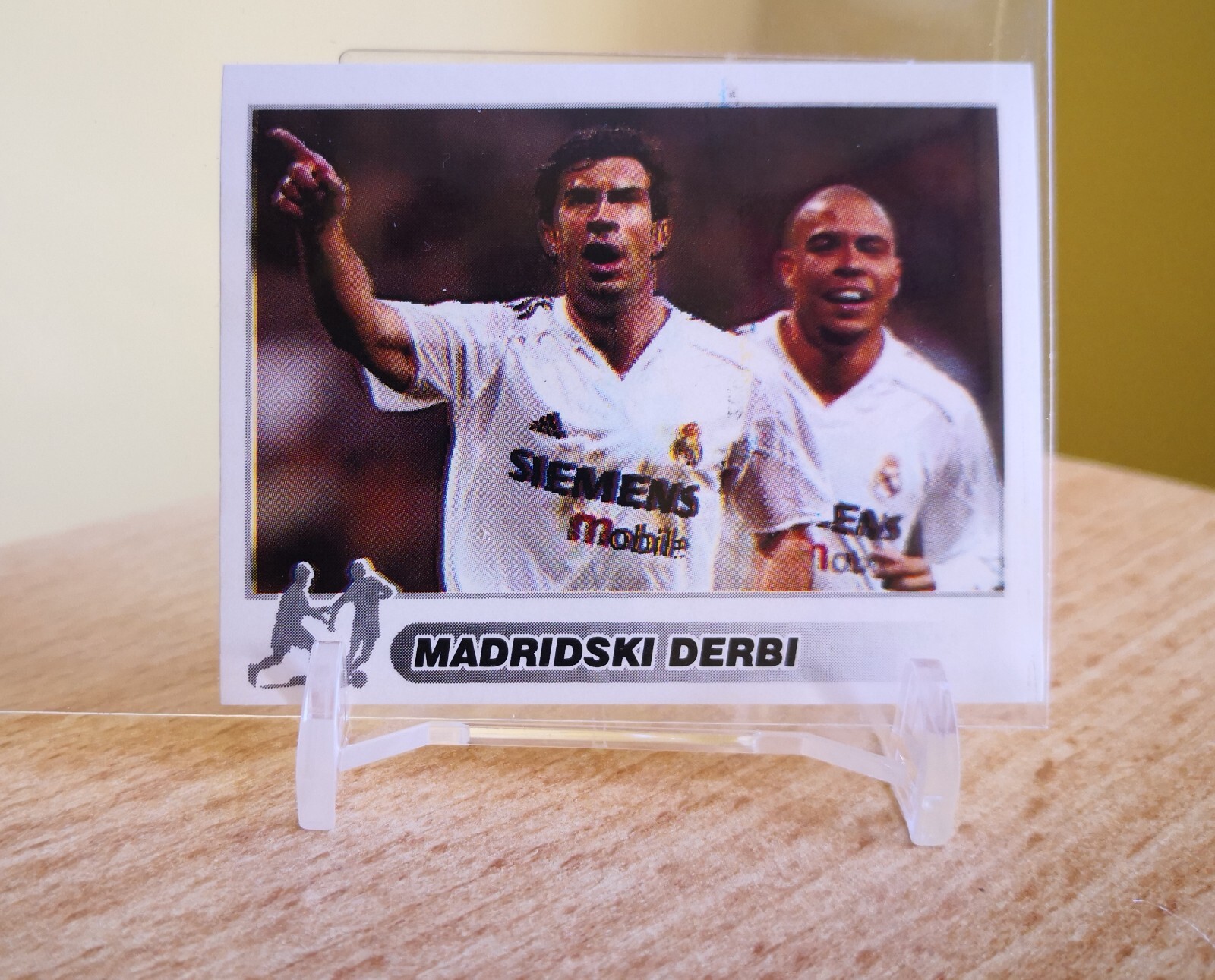 Pegatina Luis FIGO & RONALDO 2005 The great derbis (Gradsky derby) School Shop