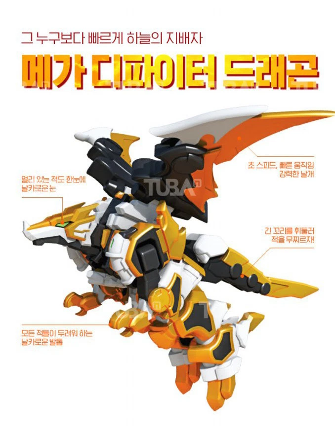 Dino Core EVOLUTION 2 MEGA D-FIGHTER DRAGON Transforming Robot Dinosaurs 2018 - Image 4 of 4