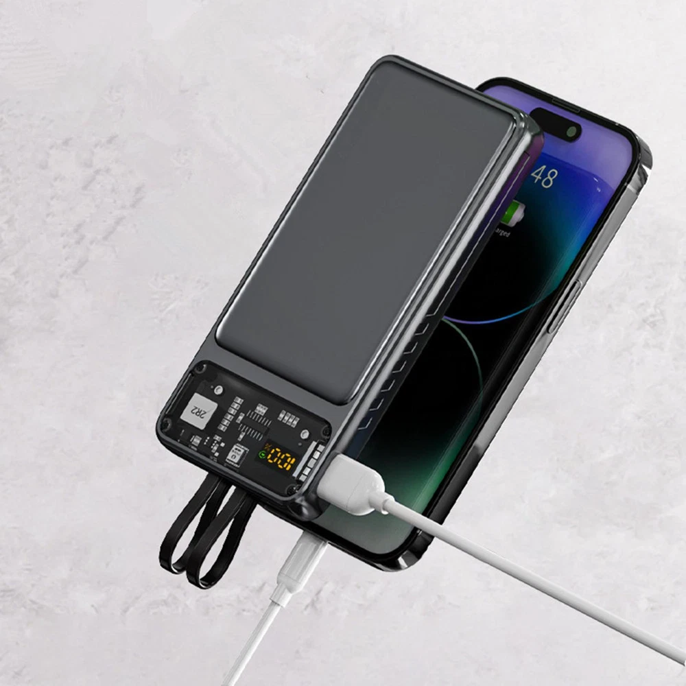 Power Bank Case Shell with LCD Display DIY Kit for 1260110 Battery Fast Charging