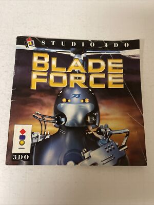 BLADE FORCE (3DO, 1995) MANUAL ONLY INSTRUCTION BOOKLET Studio 3DO