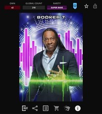 Topps Slam 2019 MASTER ON THE MIC Motion BOOKER T 210cc *Digital