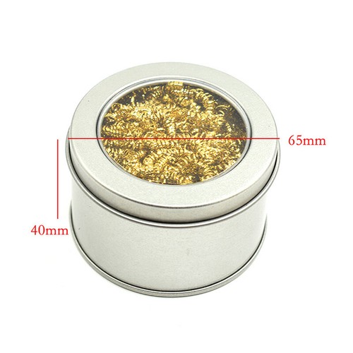 Desoldering Soldering Iron Filter Cleaning Nozzle Tip Copper Wire Cleaner B#DT - Foto 2 di 5