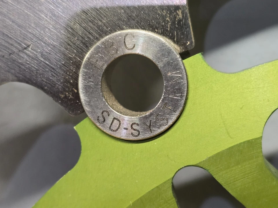 New EBC Vee Disc Front Rotor Green VR4136GRN KAWASAKI ZX600 NINJA ZX-6R 98-02 * - Image 4 of 4