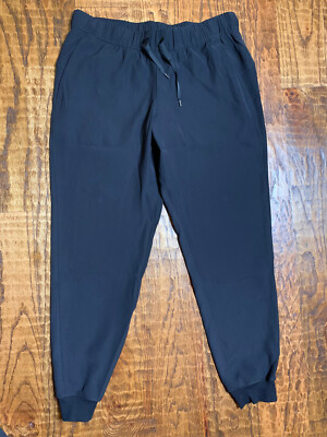 LULULEMON Women Jogger Pants 10 Black Has Pockets