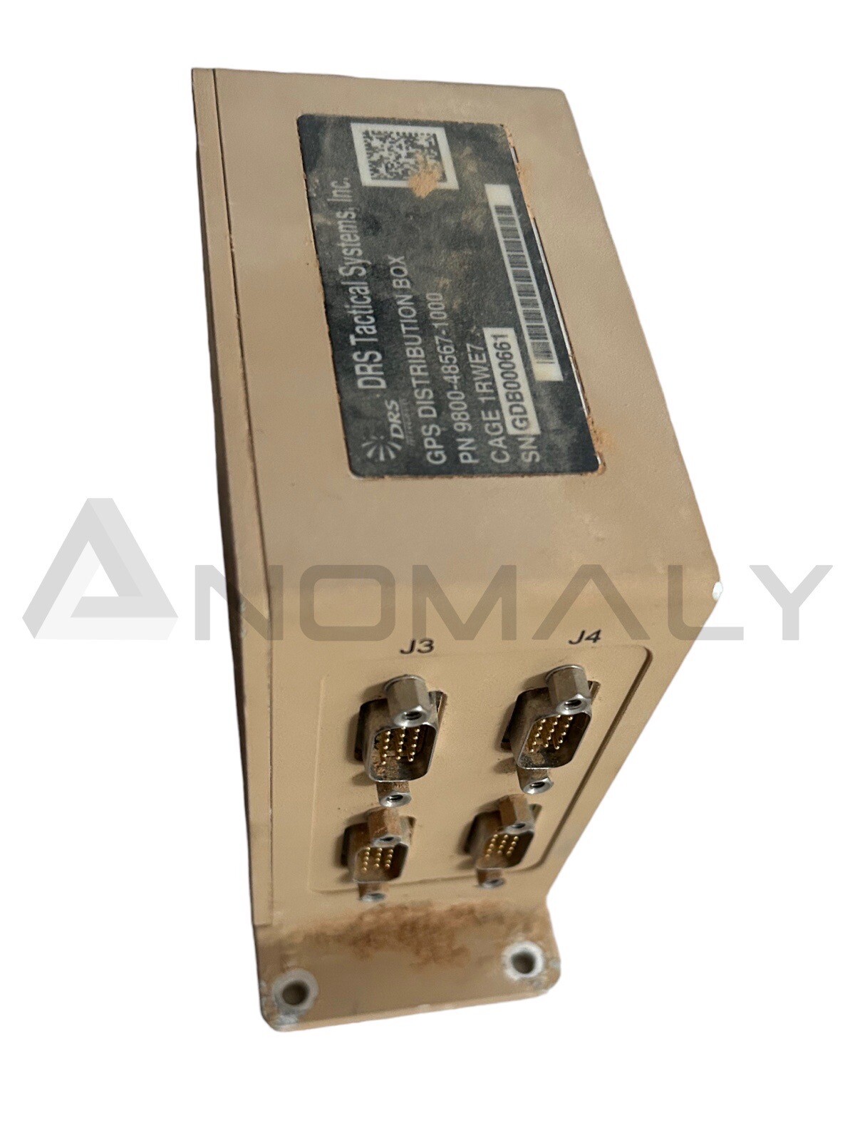 DRS Tactical Systems, GPS Distribution Box, CAGE 1RWE7, NSN 611001698