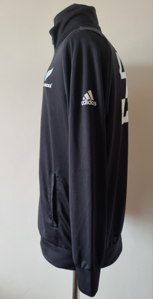 All Blacks 2015 - 2016 Home rugby Adidas Track Zip Jacket size