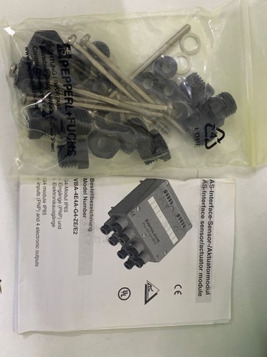 PEPPERL+ FUCHS / AS- INTERFACE MODULE / VBA-4E4A-G4-ZE/E2 / 188590 - Picture 8 of 9