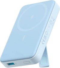 Anker 10000mAh Wireless Power Bank Magnetic Portable Charger with Stand 20W-Blue