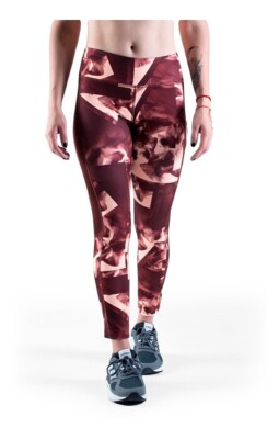 Reebok Speedwick Running Damen Smoke Print Leggings CrossFit Gym Größe - S/M