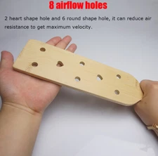 Thick Wooden Handle Spanking Paddle Whip Flogger BDSM Slave Bondage Adult Lash