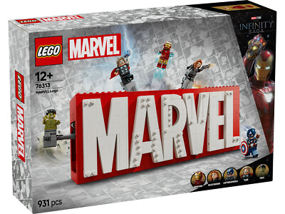 LEGO  Marvel 76313 - MARVEL Logo & Minifiguren, 931 Teile +++ Neu & OVP +++