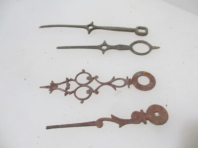 Vintage Uhrzeiger - 2 Paar - Uhr - Uhrmacher Ersatzteile Eisen & Messing