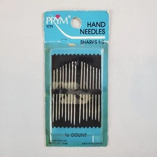 Prym 1771 Hand Needles 16 Count Pack Sharps 1/5 West Germany Vintage New on Card