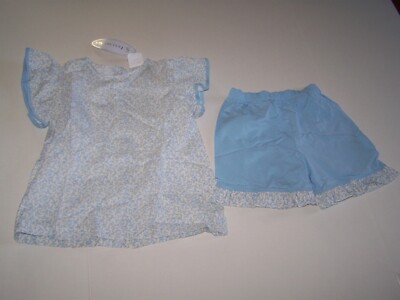 Lullaby Set Boutique Girl Angel Short Set Keep Blooming Short Sleeve Size 6X NWT