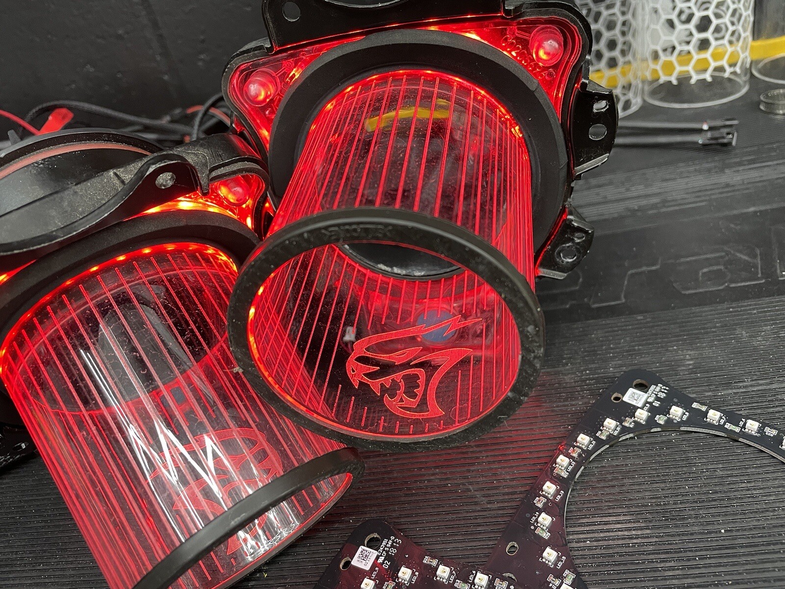 RGBW LED Board for Dodge Challenger OEM Illuminated Air Catcher intake