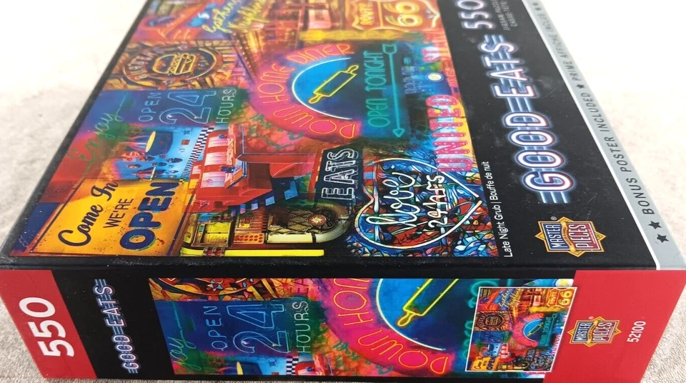 Rompecabezas y póster Late Night Grub 550 piezas Good Eats de Masterpieces Foto 2 de 4