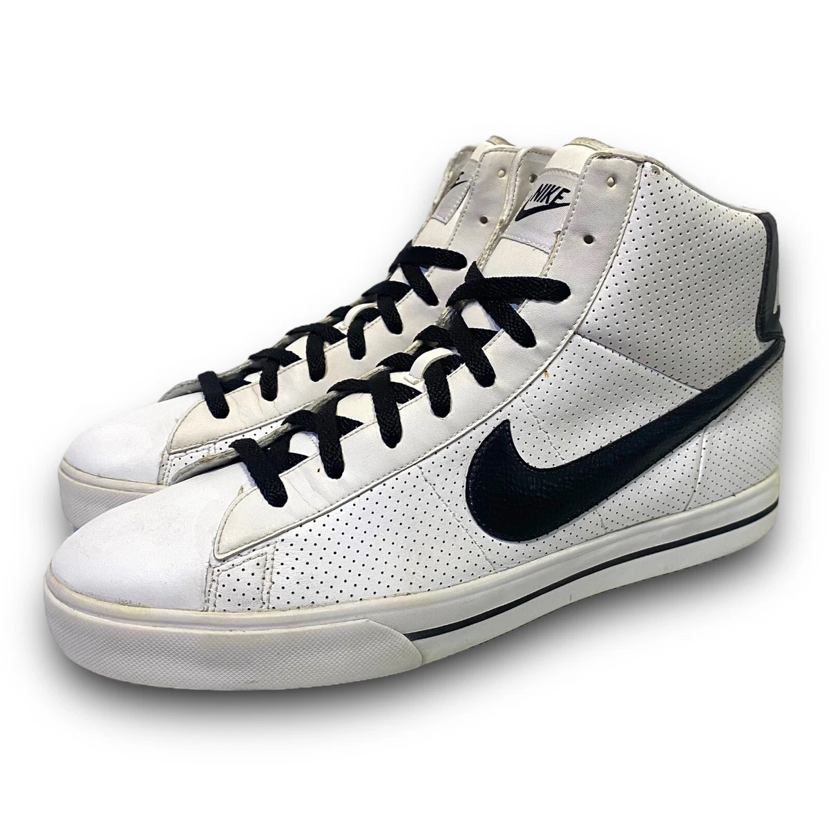 Nike Mens Sweet Classic High Shoes Size 13 US White Perf Black
