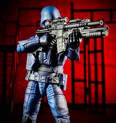 1:12 AR w/ Masterkey Shotgun For G.I. Joe Classified 6” Action Figures ...