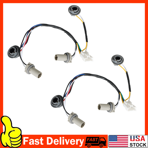 2 pcs For 2011-2014 Hyundai Sonata Rear Taillight Lamp Socket & Wiring Harness K - Picture 19 of 19