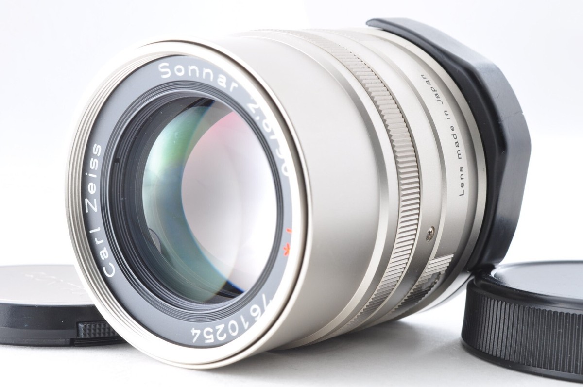 ＊完動品 良品　CONTAX G1 Sonnar T* 90mm F2.8 Contax Carl Zeiss Sonnar 90mm F2.8 BLACK for G1 G2[Top Mint