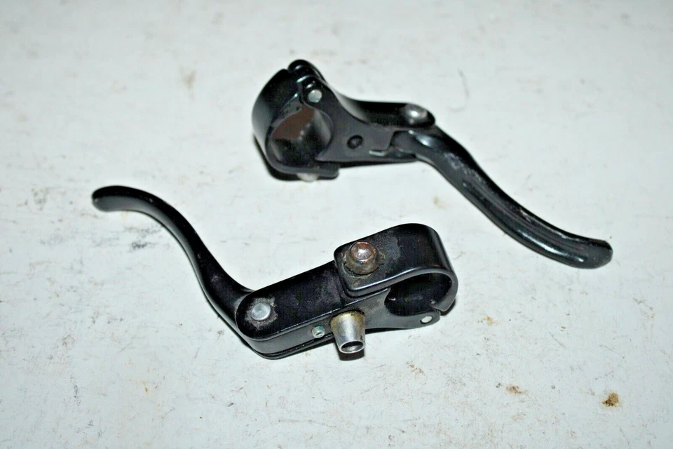 制动杆套装黑色 22.2 毫米 BMX MTB 混合越野自行车包装快速美国托运人 — 第 2/4 张图片