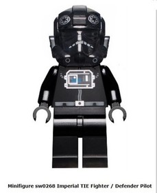 LEGO Star Wars ~ Imperial Tie Defender Pilot (sw0268) From Set #9492