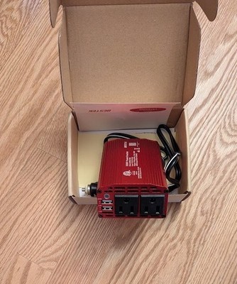 BESTEK 300 WATT POWER INVERTER  INPUT DC 12V OUTPUT AC 110V 120V Brand New