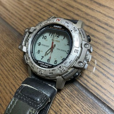 Casio Pro Trek PRT-500 Digitaluhr mit großem Zifferblatt aus Japan
