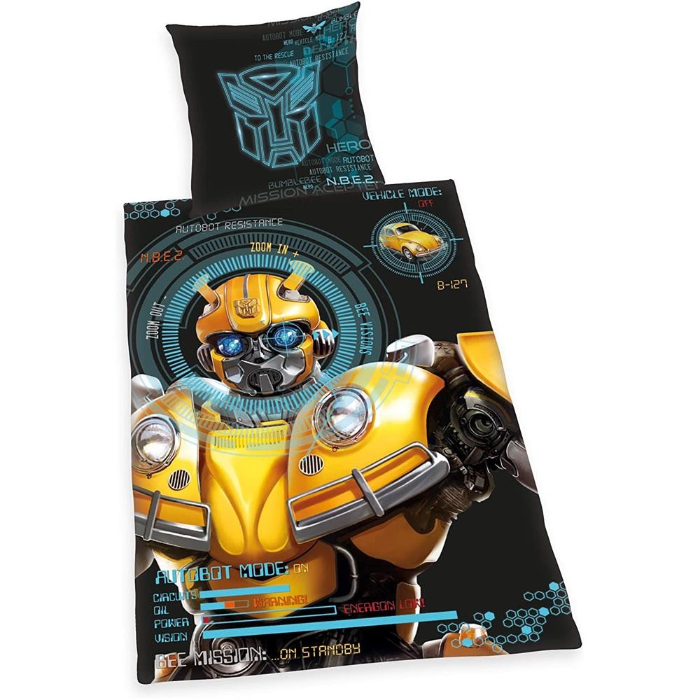 Пасущиеся трансформеры Bumblebee Bettwsche 80x80135x200 см Автоботы Baumwolle 8590₽