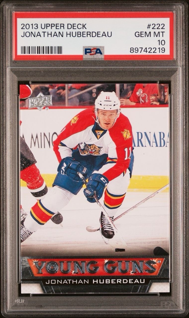 Jonathan Huberdeau 2013 Upper Deck Young Guns #222 Rookie Card PSA 10 Panthers