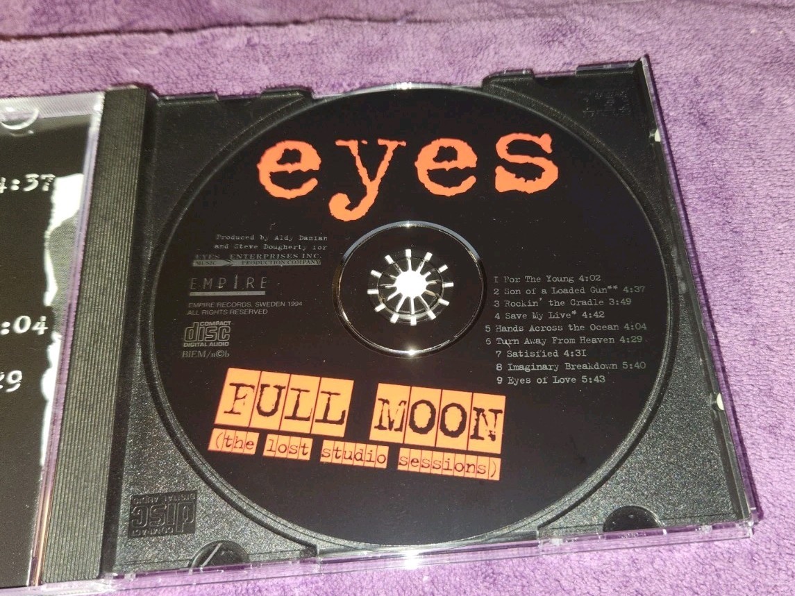EYES hair metal cd FULL MOON THE LOST STUDIO SESSIONS | eBay