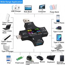 NEW Type-C USB Digital Meter Tester Multimete...