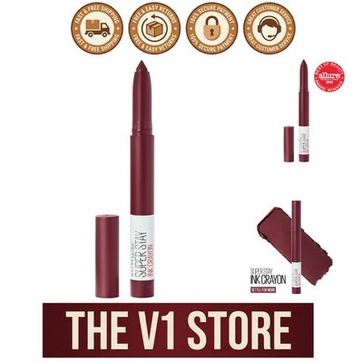 Maybelline Super Stay Ink Crayon Lipstick - Longwear Berry Wine Purple