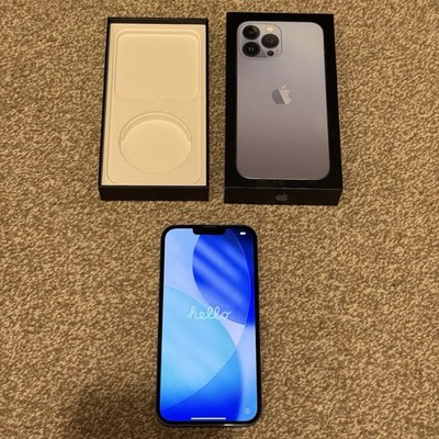 Apple iPhone 13 Pro Max | 128GB | Sierrablau | Entsperrt | Originalverpackt | 79% BH |